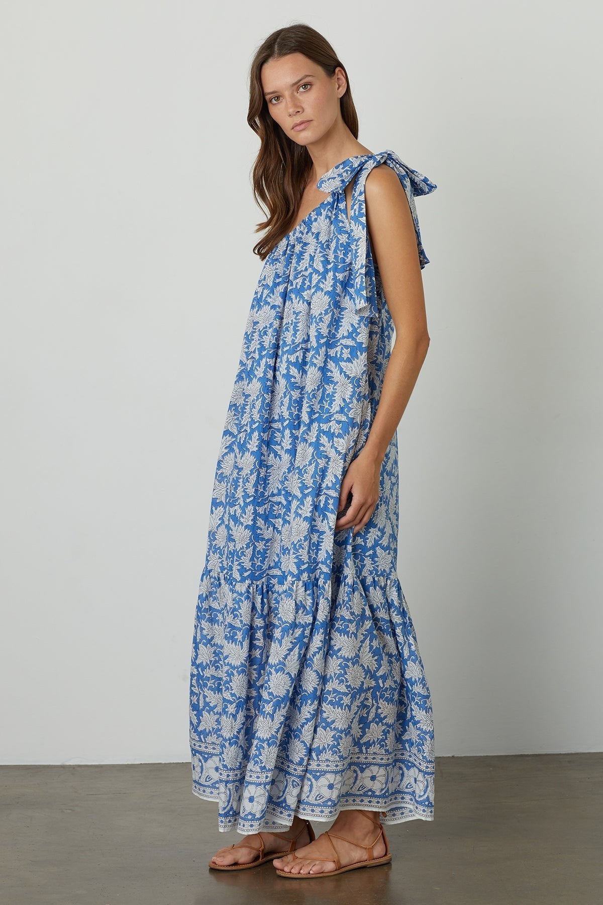 JOANNA ONE SHOULDER PRINTED MAXI DRESS - Velvet Staging 2.0