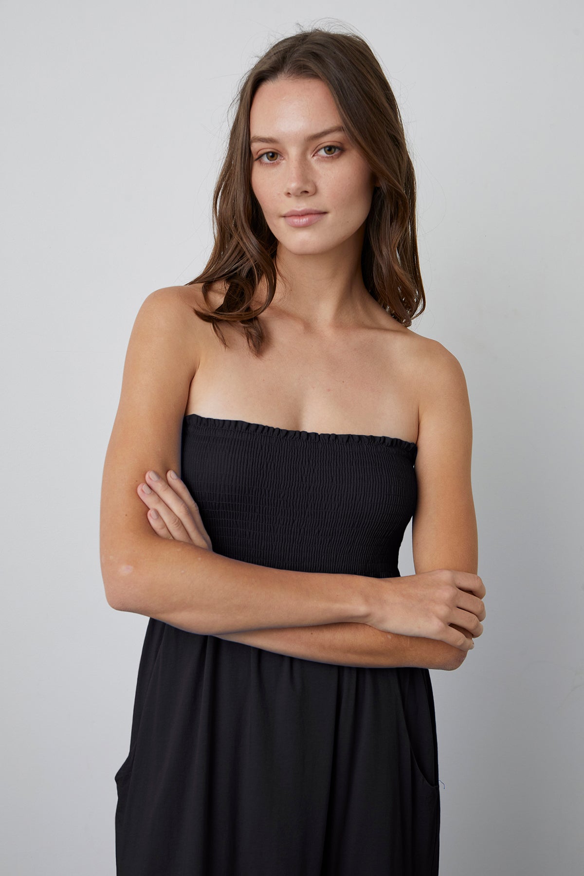 JOCELYN STRAPLESS DRESS - Velvet Staging 2.0