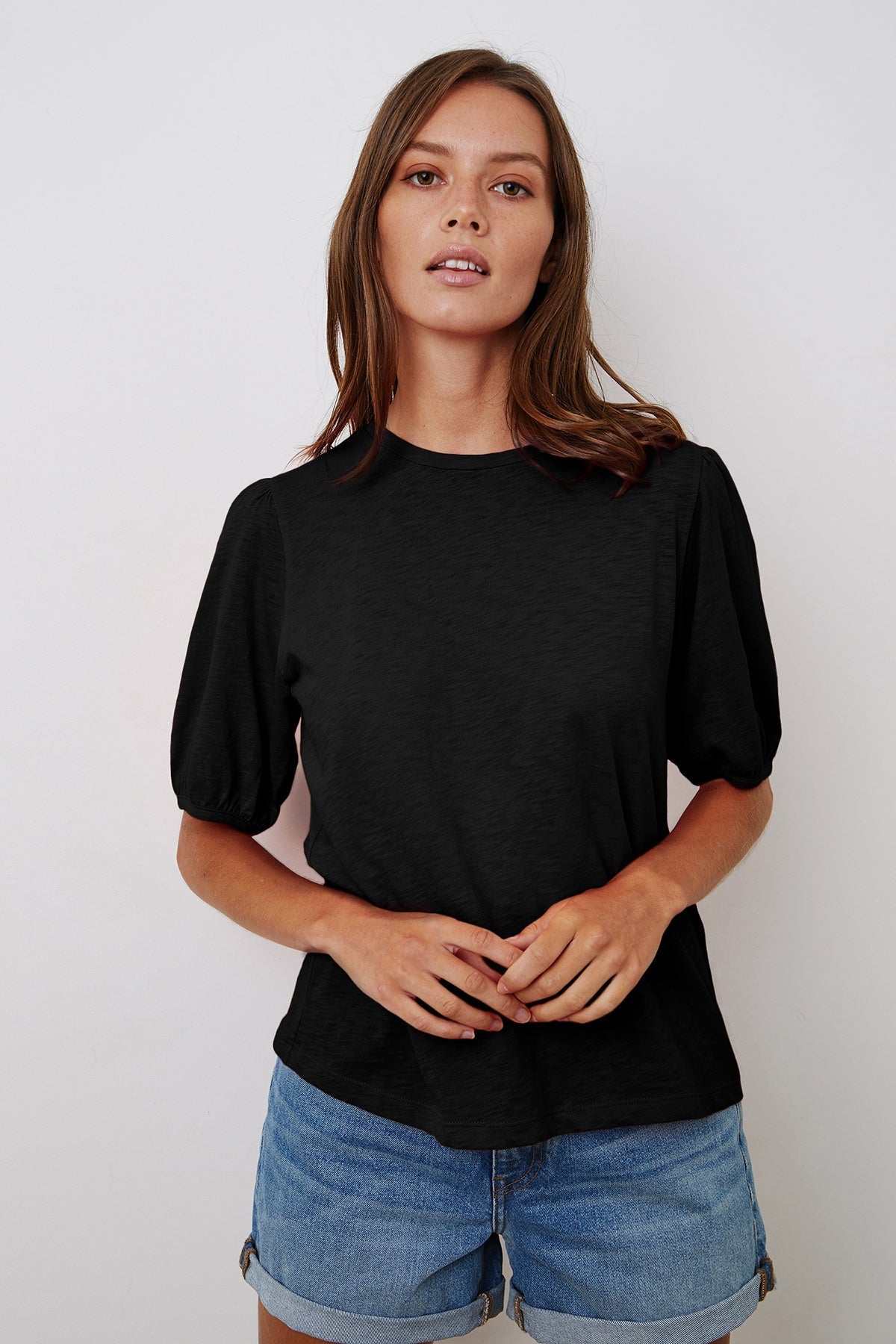 JOELLA PUFF SLEEVE TEE - Velvet Staging 2.0-26916187406532