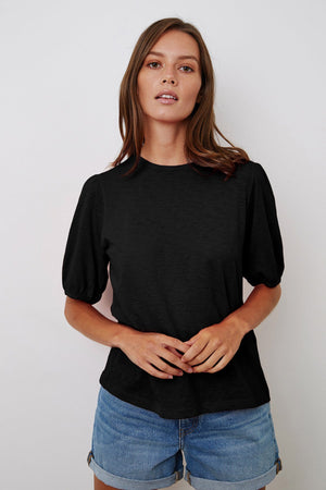 JOELLA PUFF SLEEVE TEE - Velvet Staging 2.0