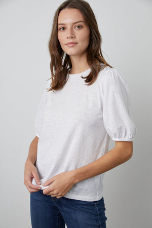 JOELLA PUFF SLEEVE TEE - Velvet Staging 2.0