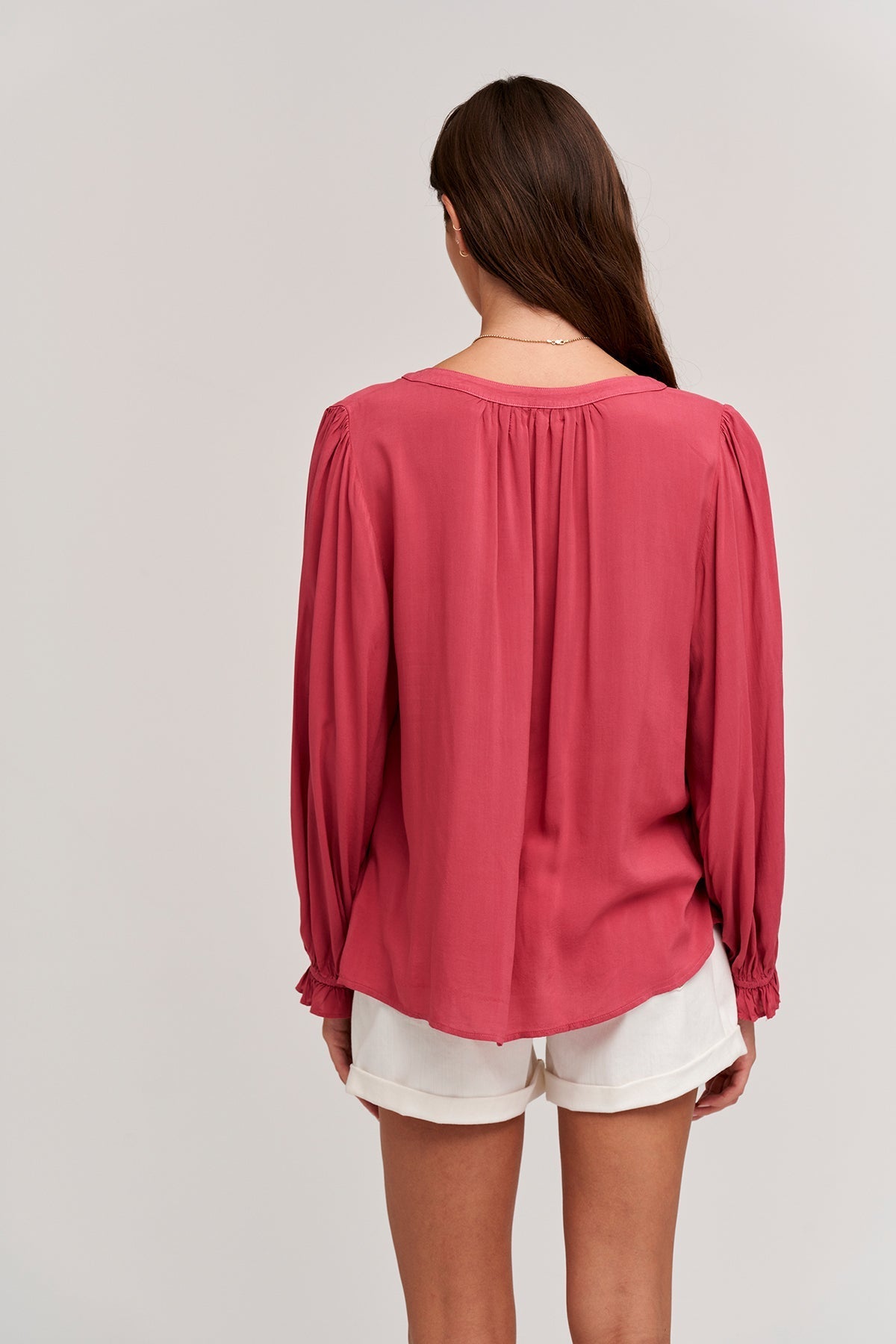 JOLENE V-NECK BLOUSE - Velvet Staging 2.0-26916186980548