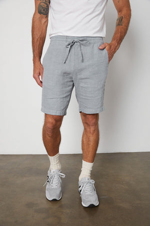 JONATHAN LINEN DRAWSTRING SHORT - Velvet Staging 2.0
