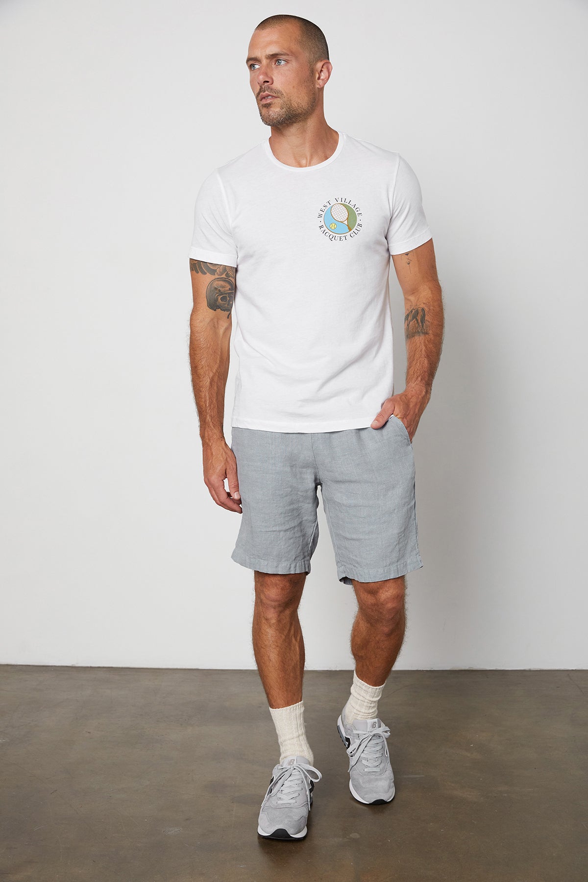 JONATHAN LINEN DRAWSTRING SHORT - Velvet Staging 2.0-26916191830212