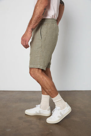 JONATHAN LINEN DRAWSTRING SHORT - Velvet Staging 2.0