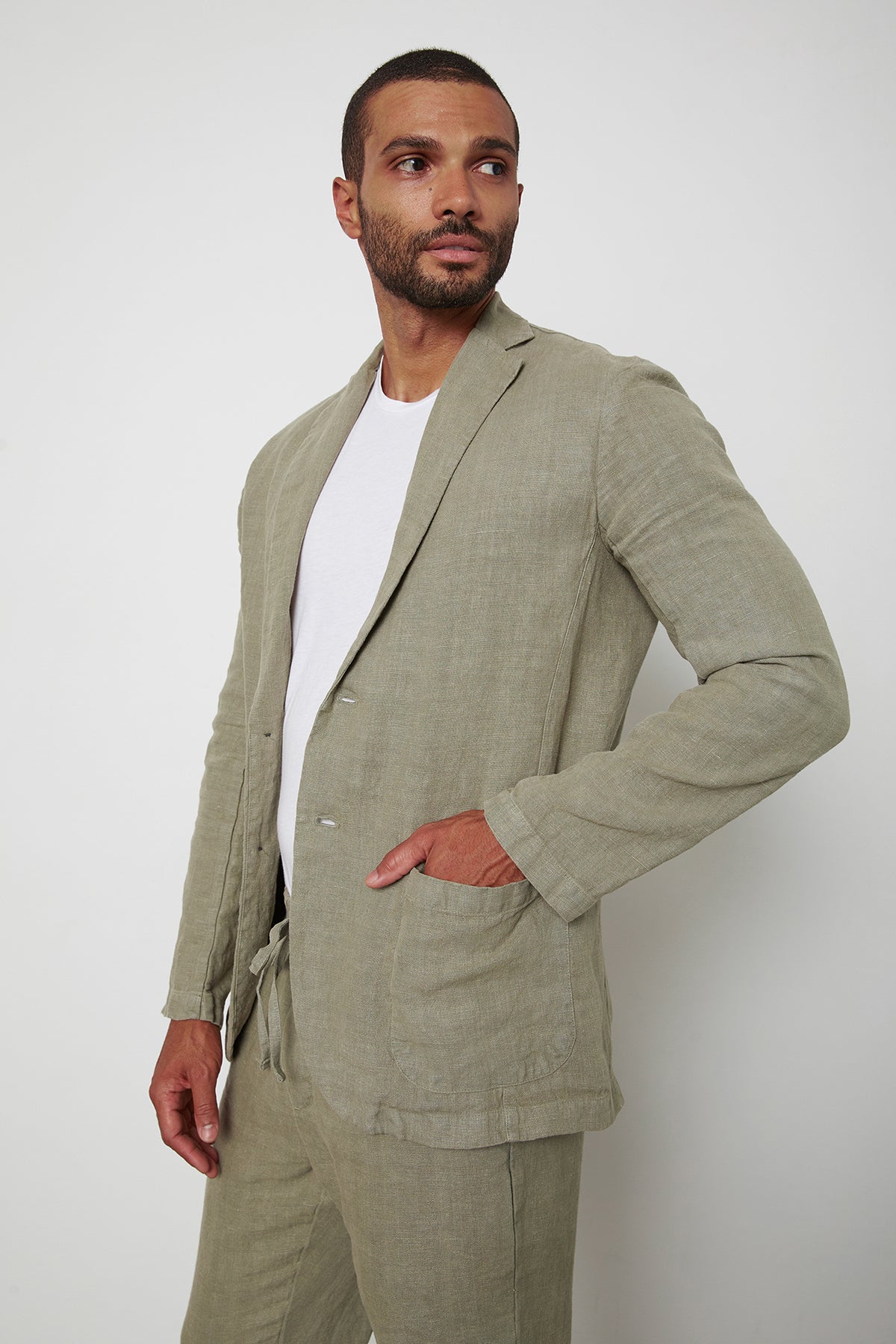 JOSHUA LINEN BLAZER - Velvet Staging 2.0