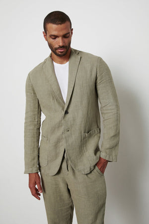 JOSHUA LINEN BLAZER - Velvet Staging 2.0
