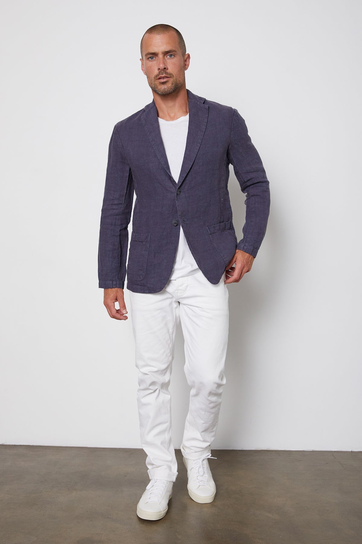 JOSHUA LINEN BLAZER - Velvet Staging 2.0-26916191174852