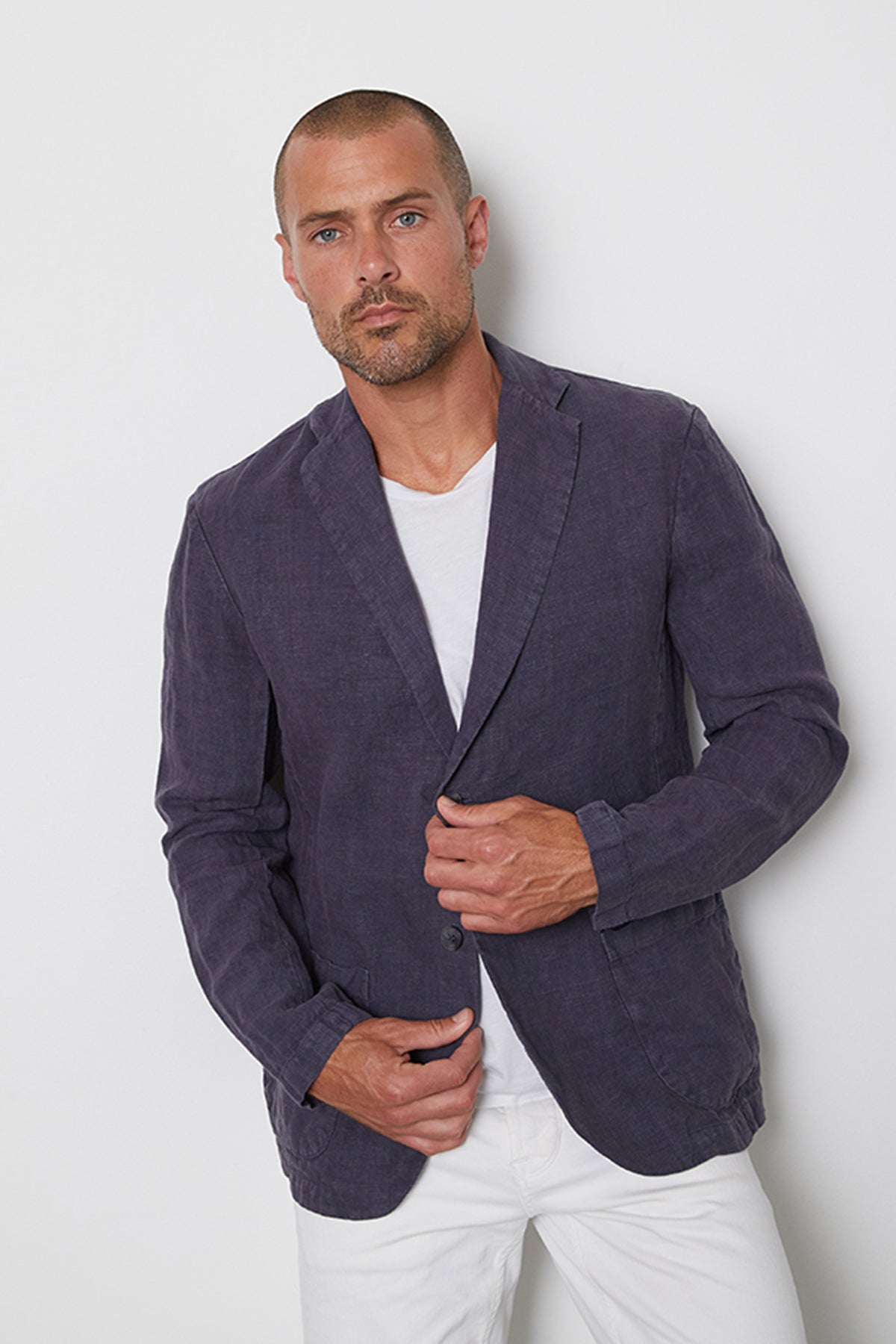 JOSHUA LINEN BLAZER - Velvet Staging 2.0