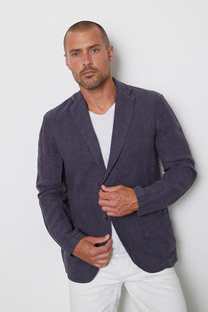 JOSHUA LINEN BLAZER - Velvet Staging 2.0