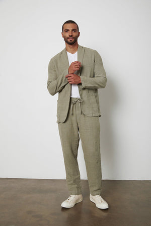 JOSHUA LINEN BLAZER - Velvet Staging 2.0