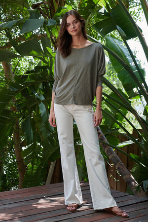 JOSS DOLMAN SLEEVE TEE - Velvet Staging 2.0