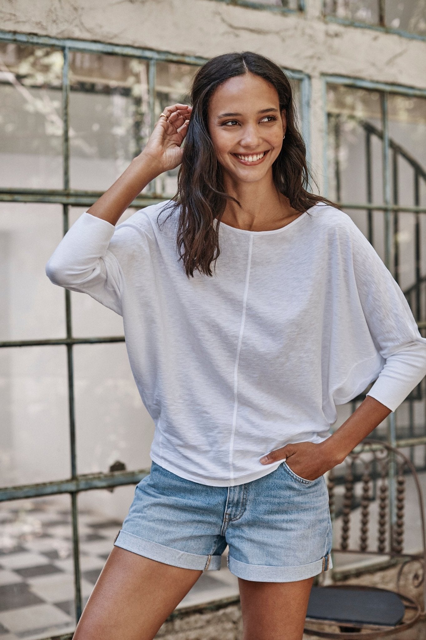 JOSS DOLMAN SLEEVE TEE - Velvet Staging 2.0-26916194418884