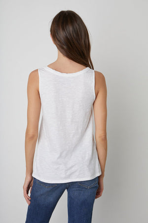 JOY ORIGINAL SLUB SCOOP NECK TANK Velvet by Graham & Spencer