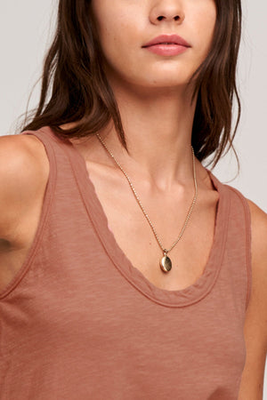 JOY ORIGINAL SLUB SCOOP NECK TANK Velvet by Graham & Spencer