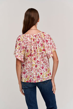 JUNO PRINTED COTTON CAMBRIC TOP - Velvet Staging 2.0