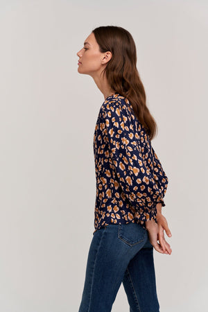 KACY PRINTED BLOUSE - Velvet Staging 2.0