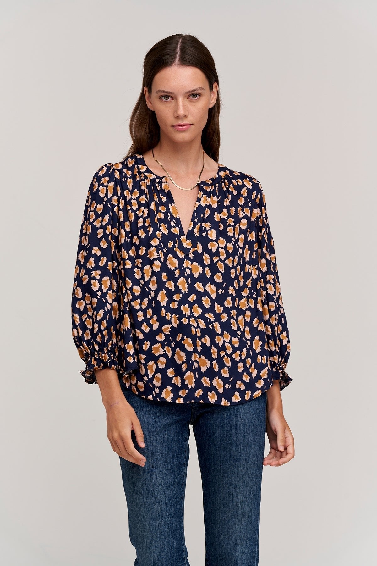 KACY PRINTED BLOUSE - Velvet Staging 2.0-26916192551108