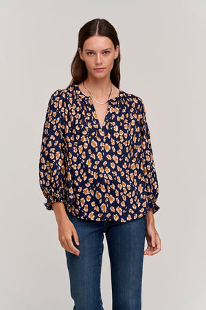 KACY PRINTED BLOUSE - Velvet Staging 2.0
