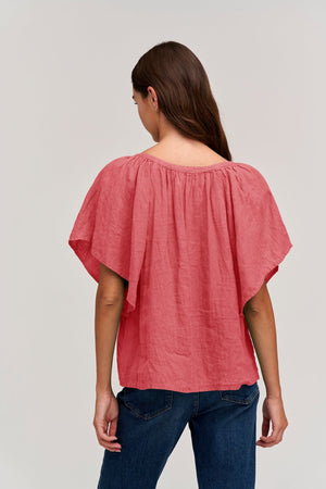 KALILA LINEN TOP - Velvet Staging 2.0