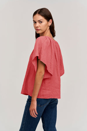 KALILA LINEN TOP - Velvet Staging 2.0