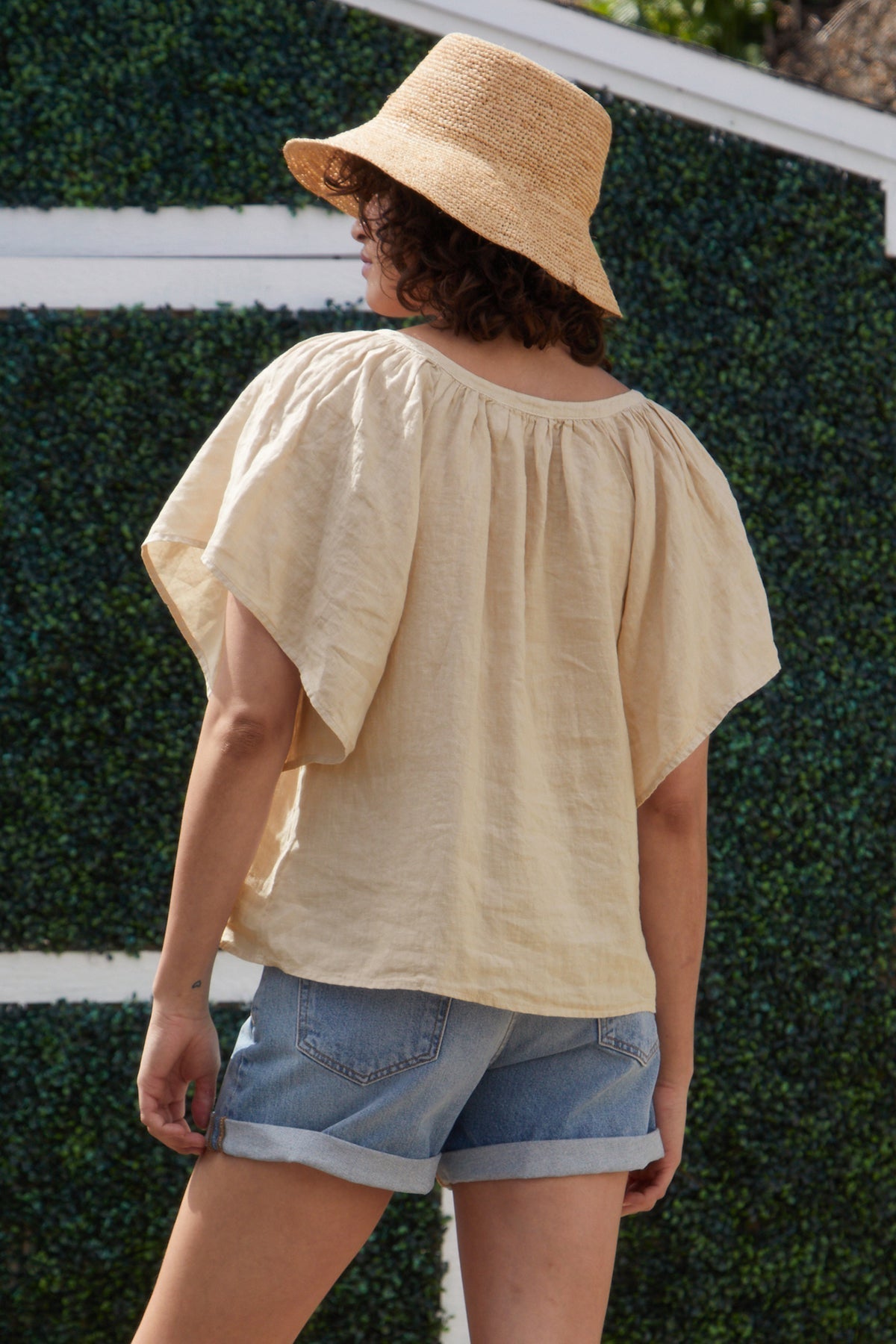 KALILA LINEN TOP - Velvet Staging 2.0-26916197368004