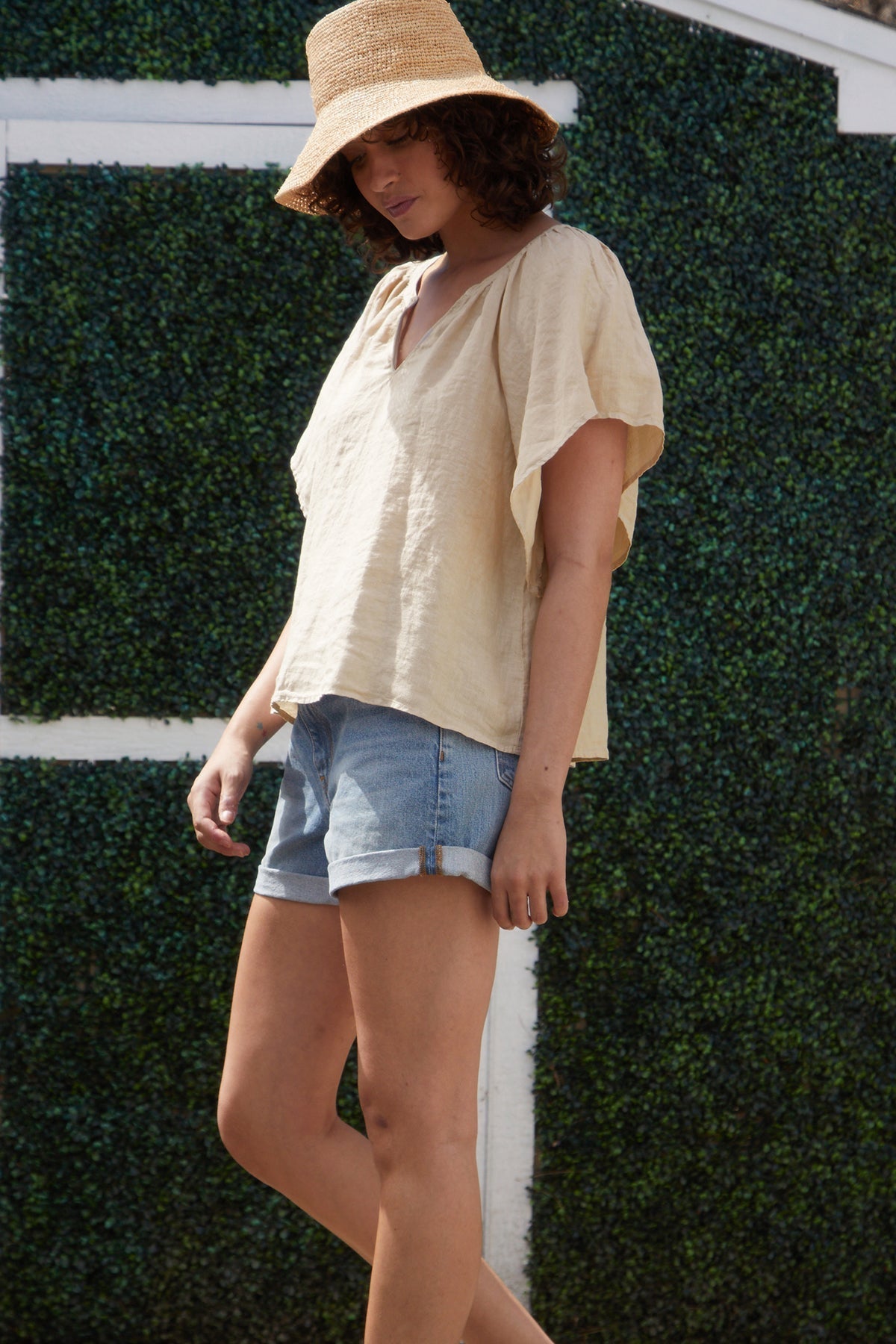 KALILA LINEN TOP - Velvet Staging 2.0