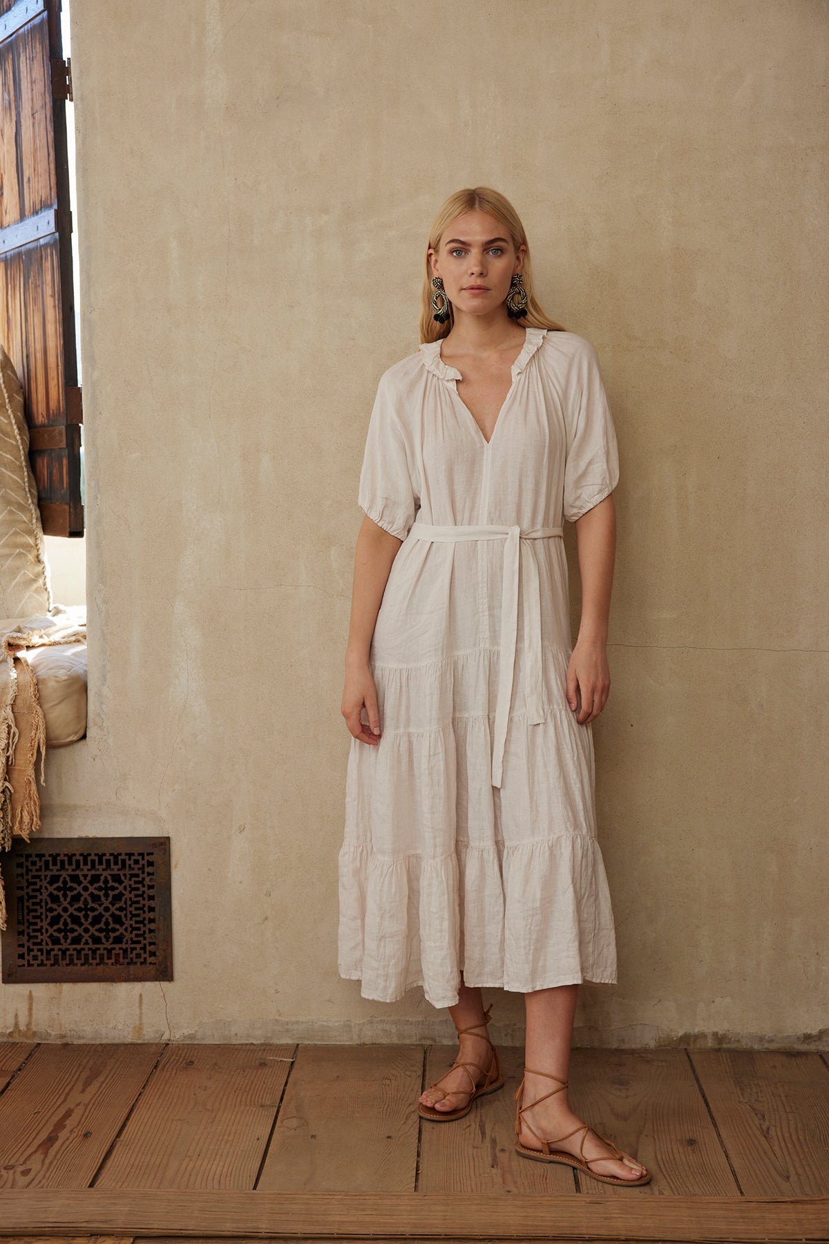KARINA LINEN MAXI DRESS - Velvet Staging 2.0