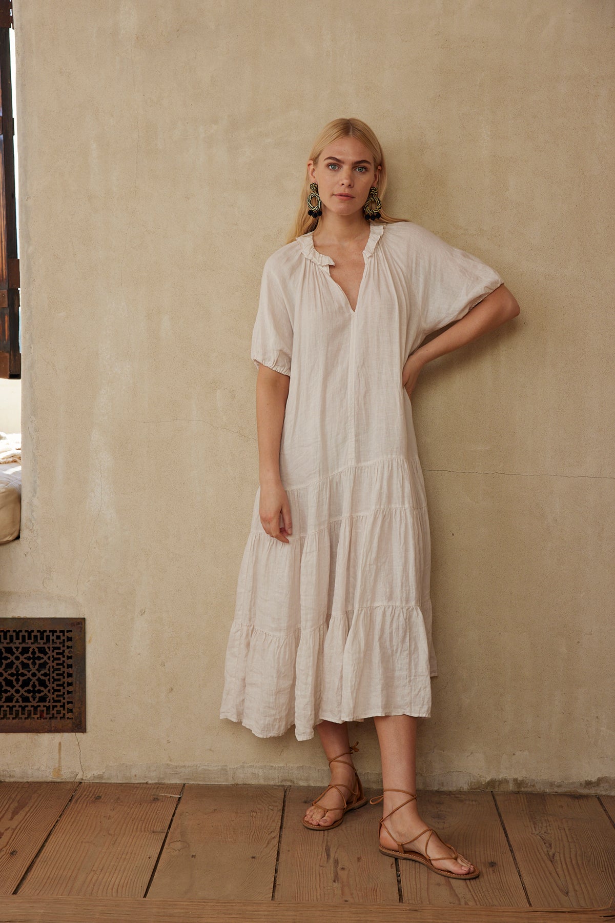 KARINA LINEN MAXI DRESS - Velvet Staging 2.0