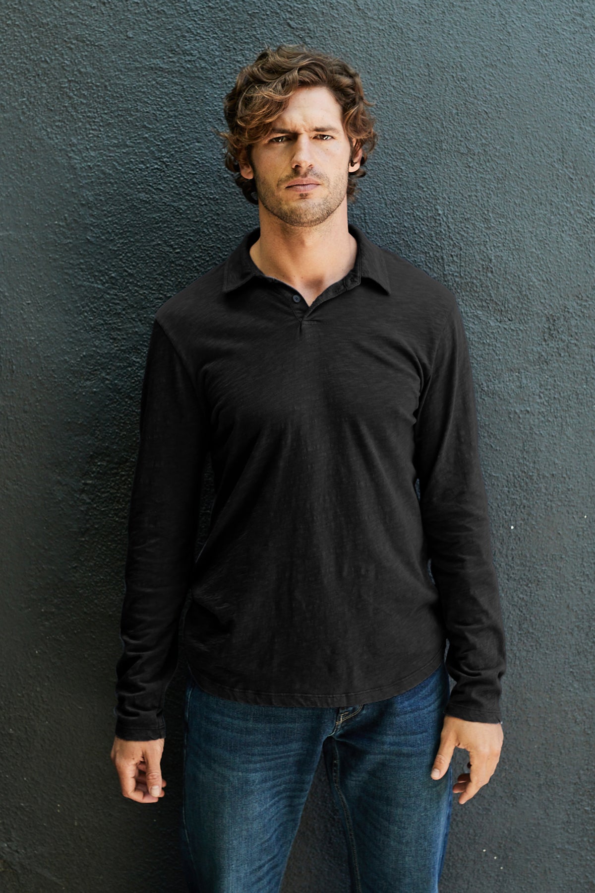 KARTER ORIGINALS SLUB POLO - Velvet Staging 2.0-26916200677572