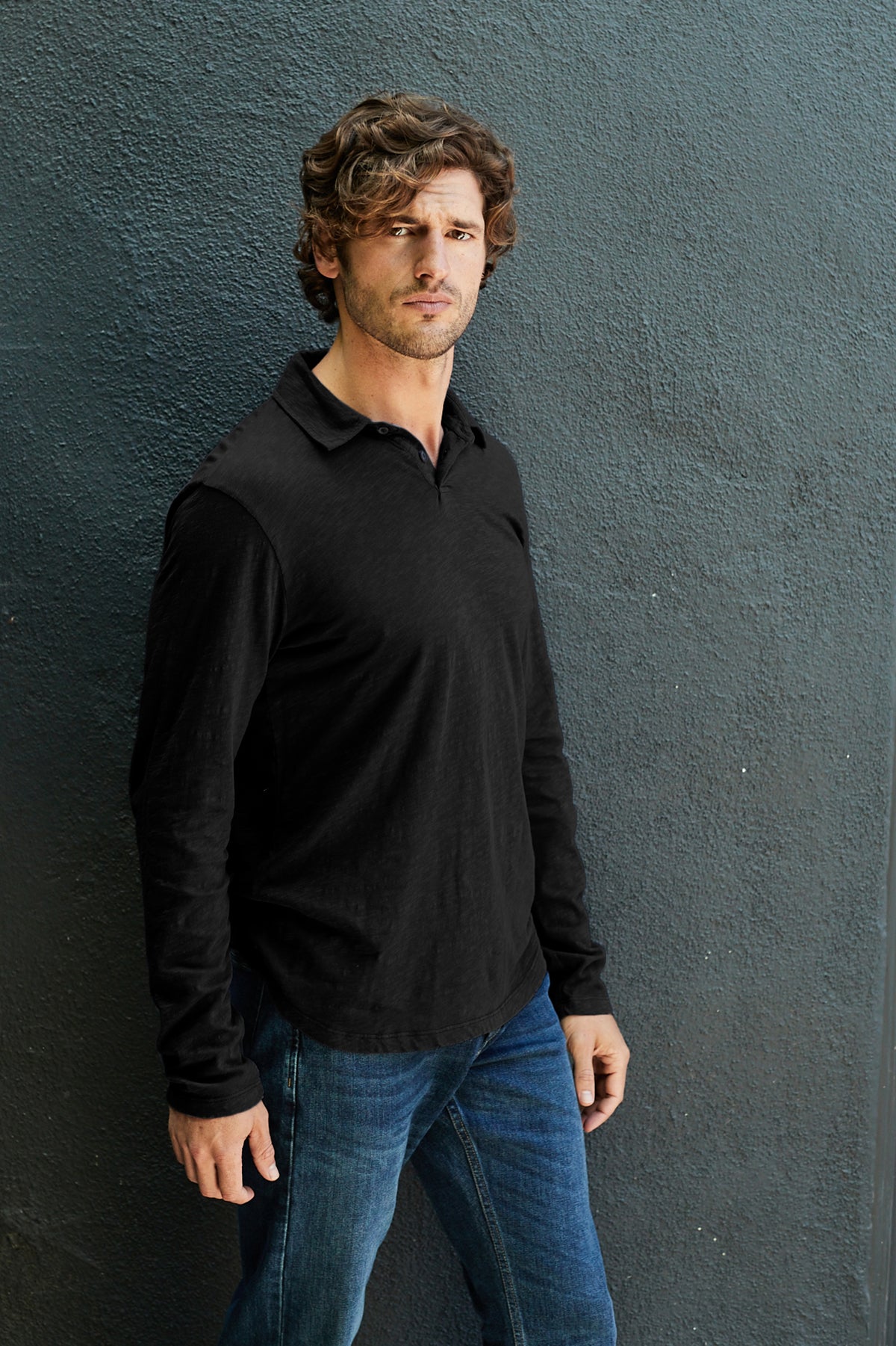 KARTER ORIGINALS SLUB POLO - Velvet Staging 2.0-26916200546500