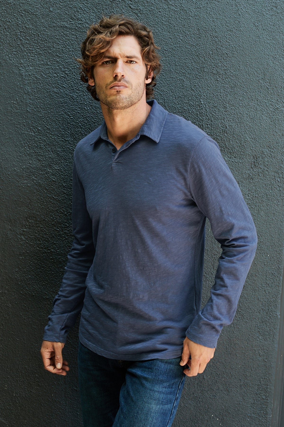 KARTER ORIGINALS SLUB POLO - Velvet Staging 2.0