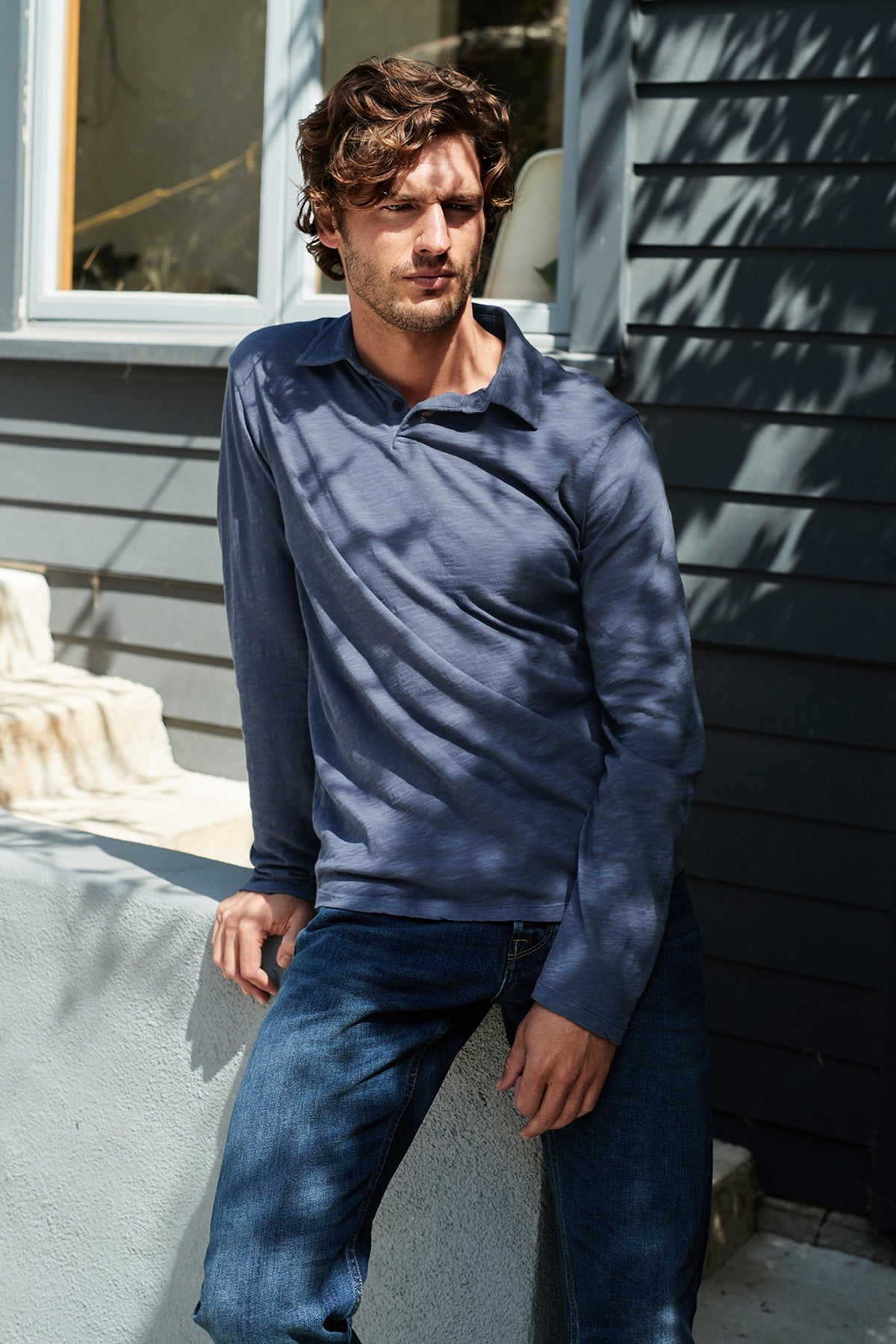 KARTER ORIGINALS SLUB POLO - Velvet Staging 2.0