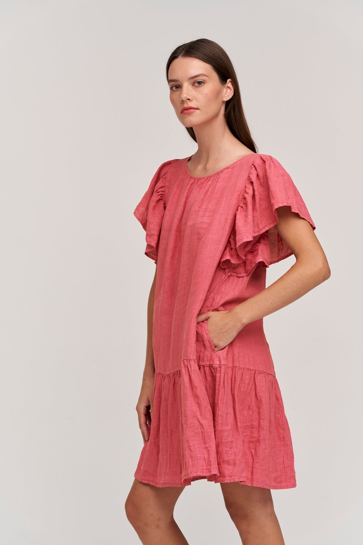 KASSIDY LINEN DRESS - Velvet Staging 2.0