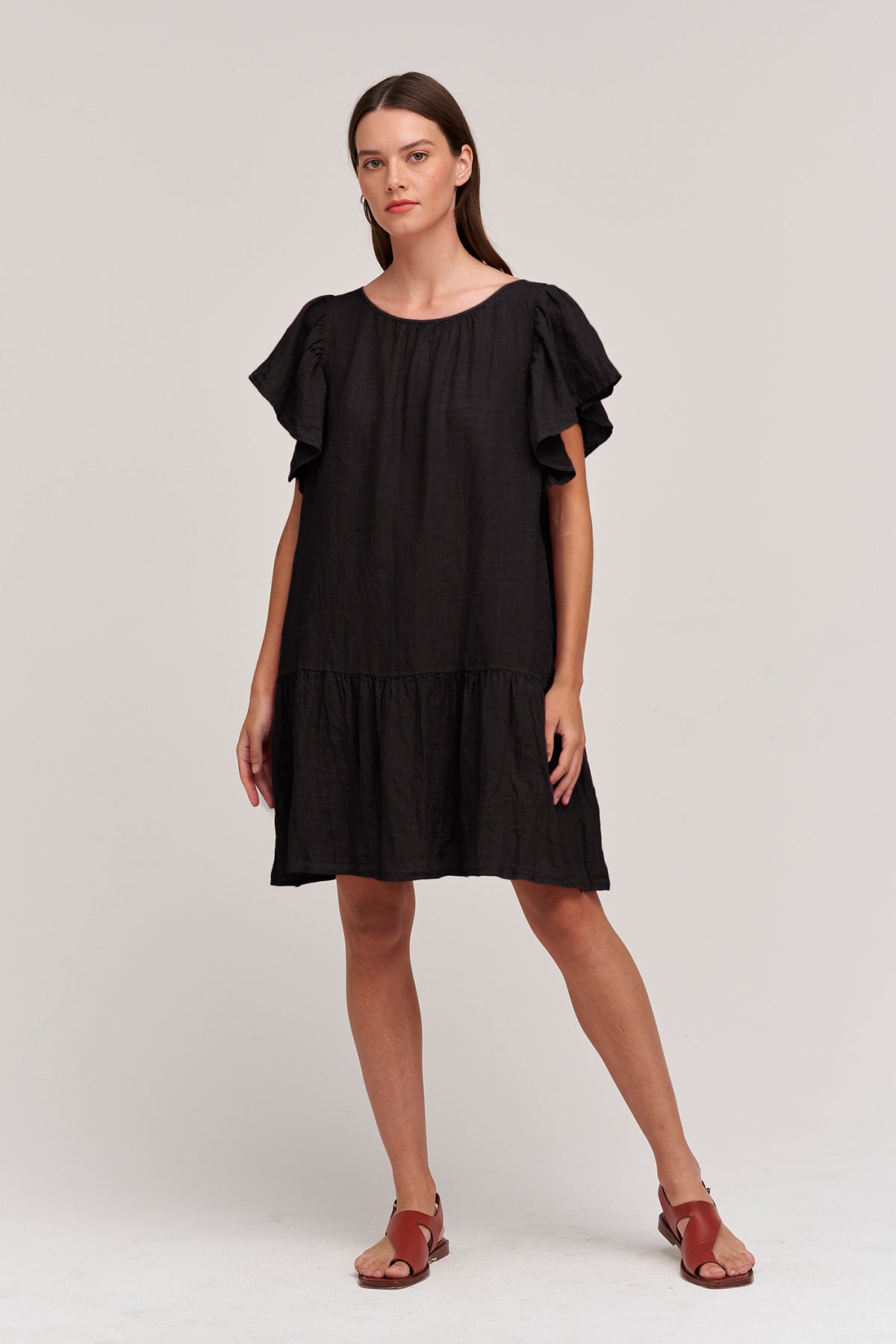 KASSIDY LINEN DRESS - Velvet Staging 2.0-26916200743108