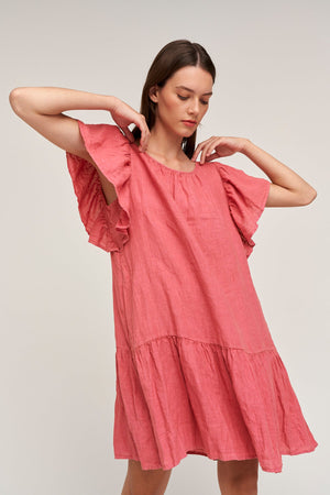 KASSIDY LINEN DRESS - Velvet Staging 2.0