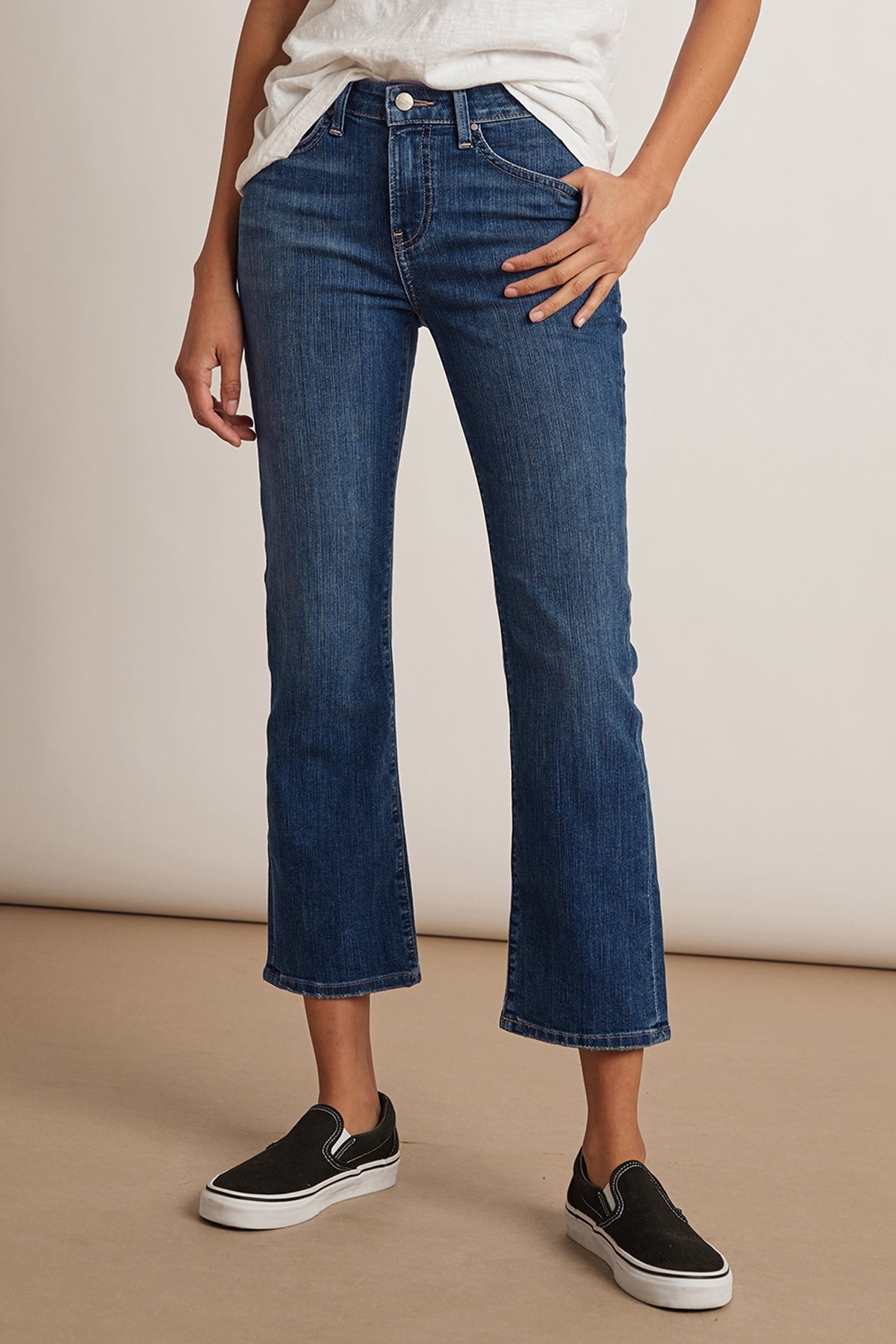 KATE HIGH RISE CROP JEAN Velvet by Graham & Spencer