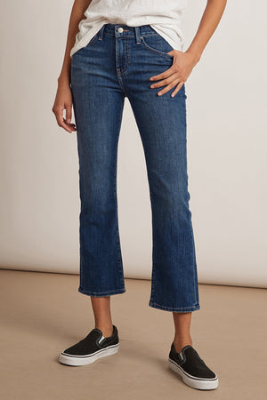 KATE HIGH RISE CROP JEAN Velvet by Graham & Spencer