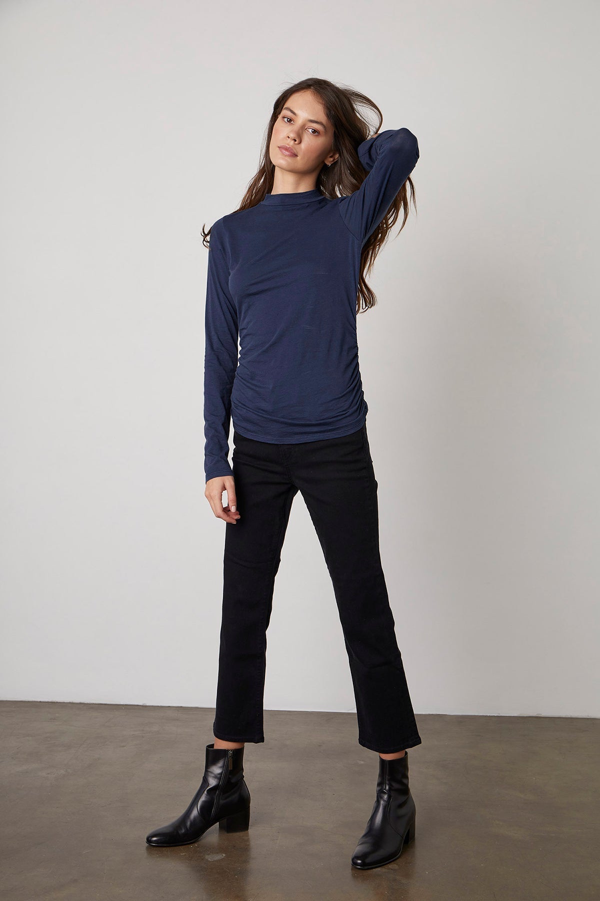 KATE HIGH RISE CROP JEAN Velvet by Graham & Spencer