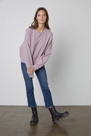 KATE HIGH RISE CROP JEAN Velvet by Graham & Spencer