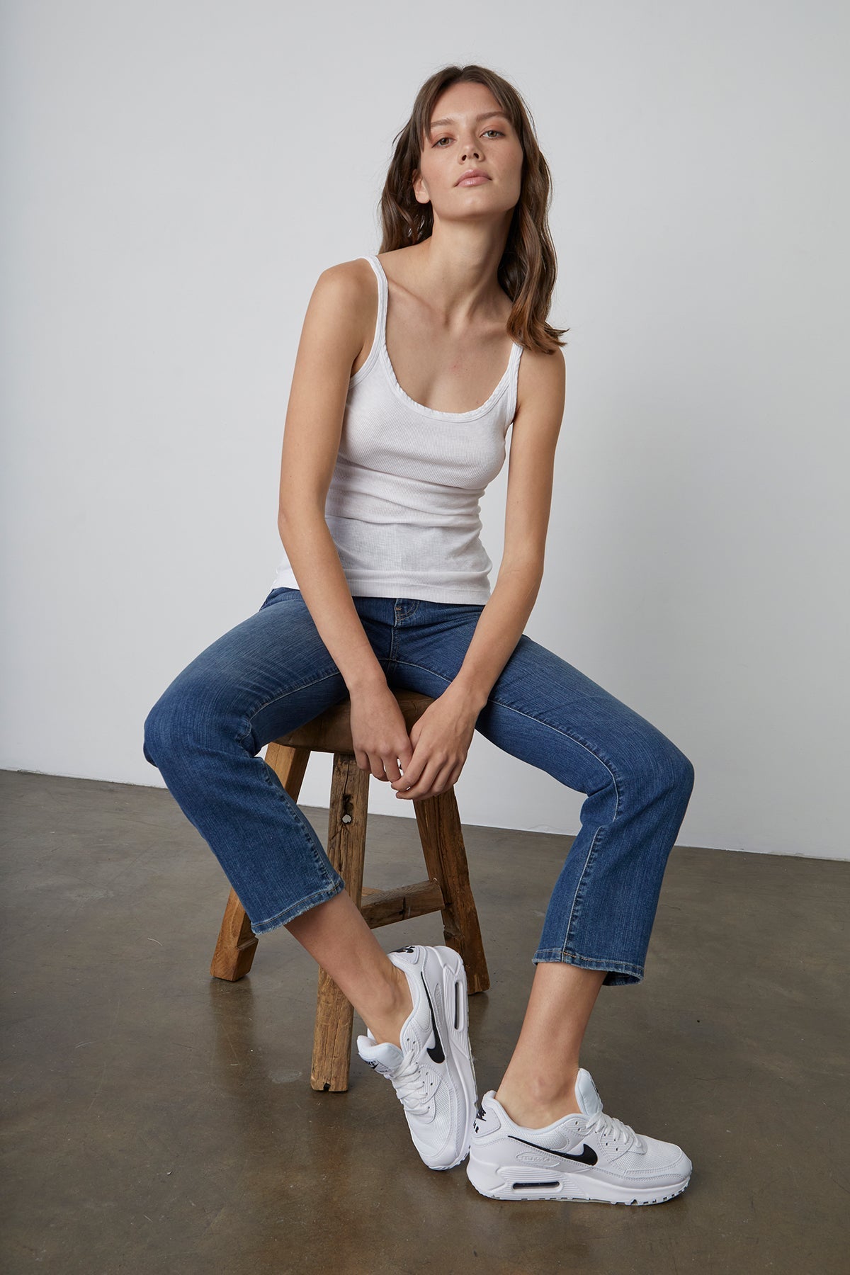 KATE HIGH RISE CROP JEAN Velvet by Graham & Spencer