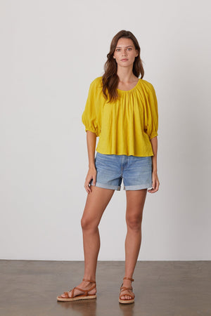 KATY RAGLAN SLEEVE TOP - Velvet Staging 2.0