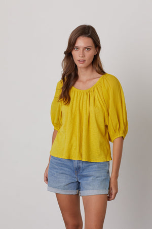 KATY RAGLAN SLEEVE TOP - Velvet Staging 2.0