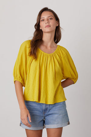 KATY RAGLAN SLEEVE TOP - Velvet Staging 2.0