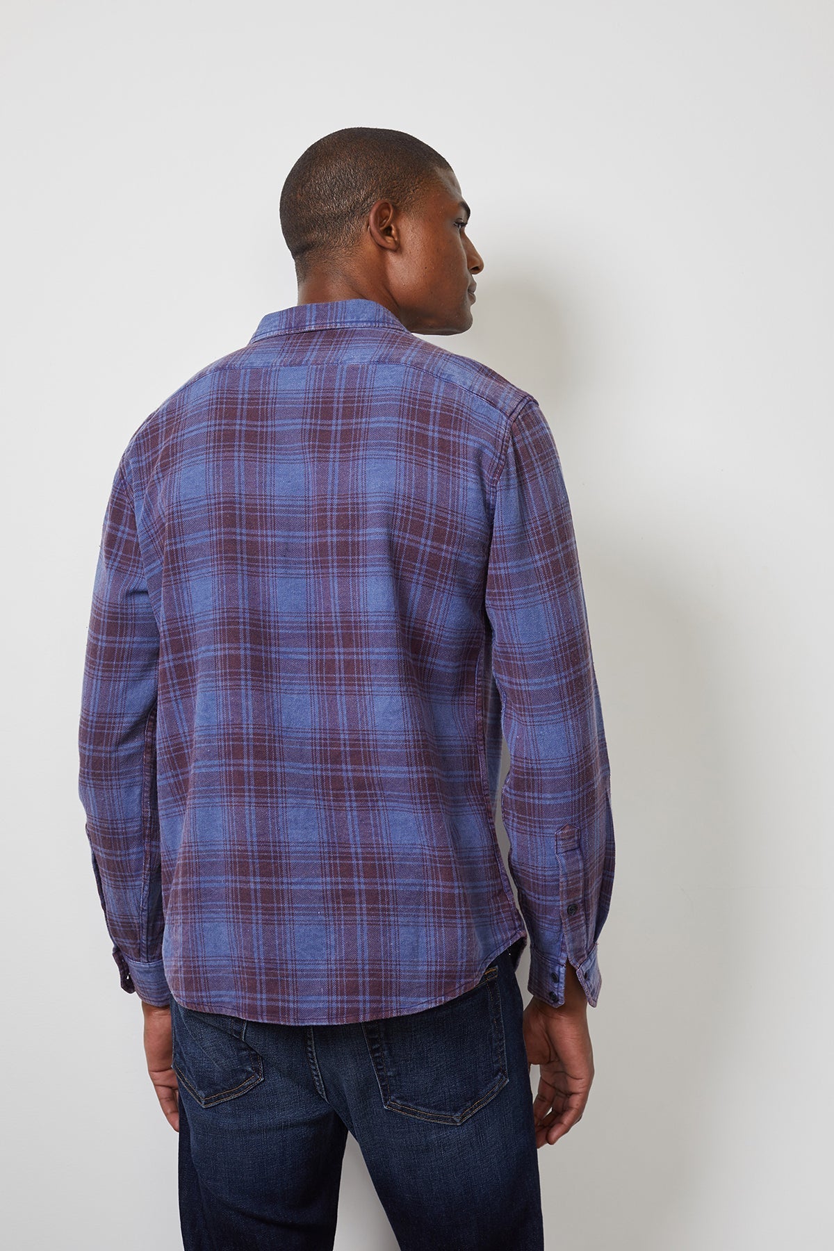 KENNETH PLAID BUTTON-UP SHIRT - Velvet Staging 2.0-26916201988292