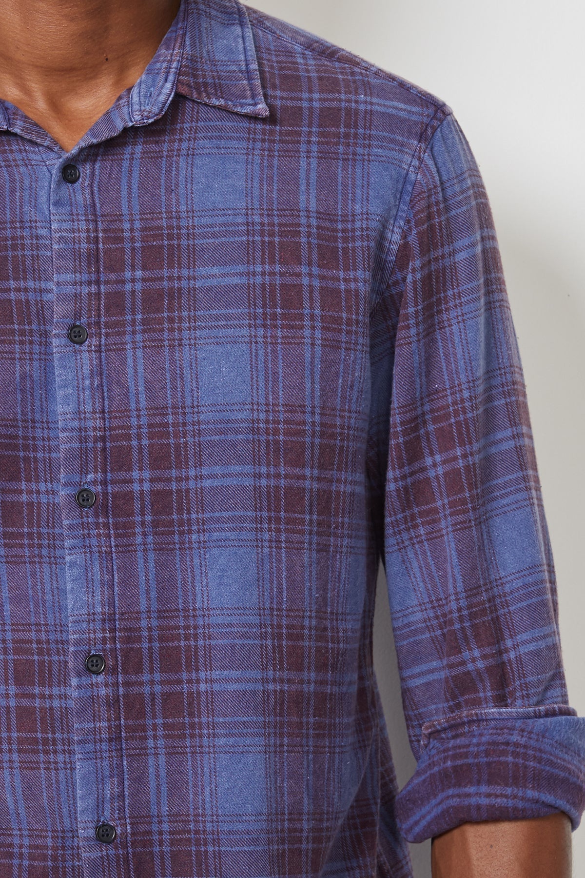 KENNETH PLAID BUTTON-UP SHIRT - Velvet Staging 2.0