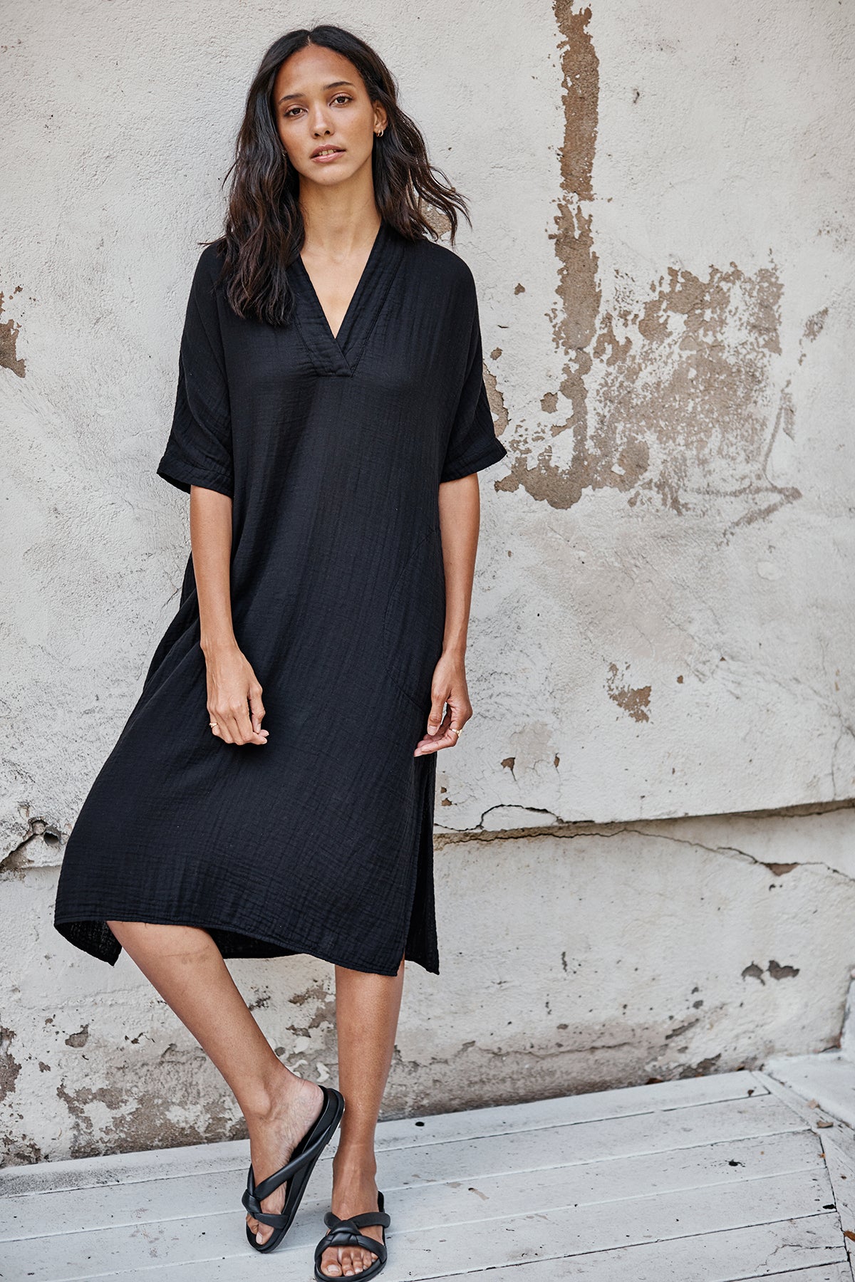 KERRY COTTON GAUZE DRESS - Velvet Staging 2.0-26916205330628