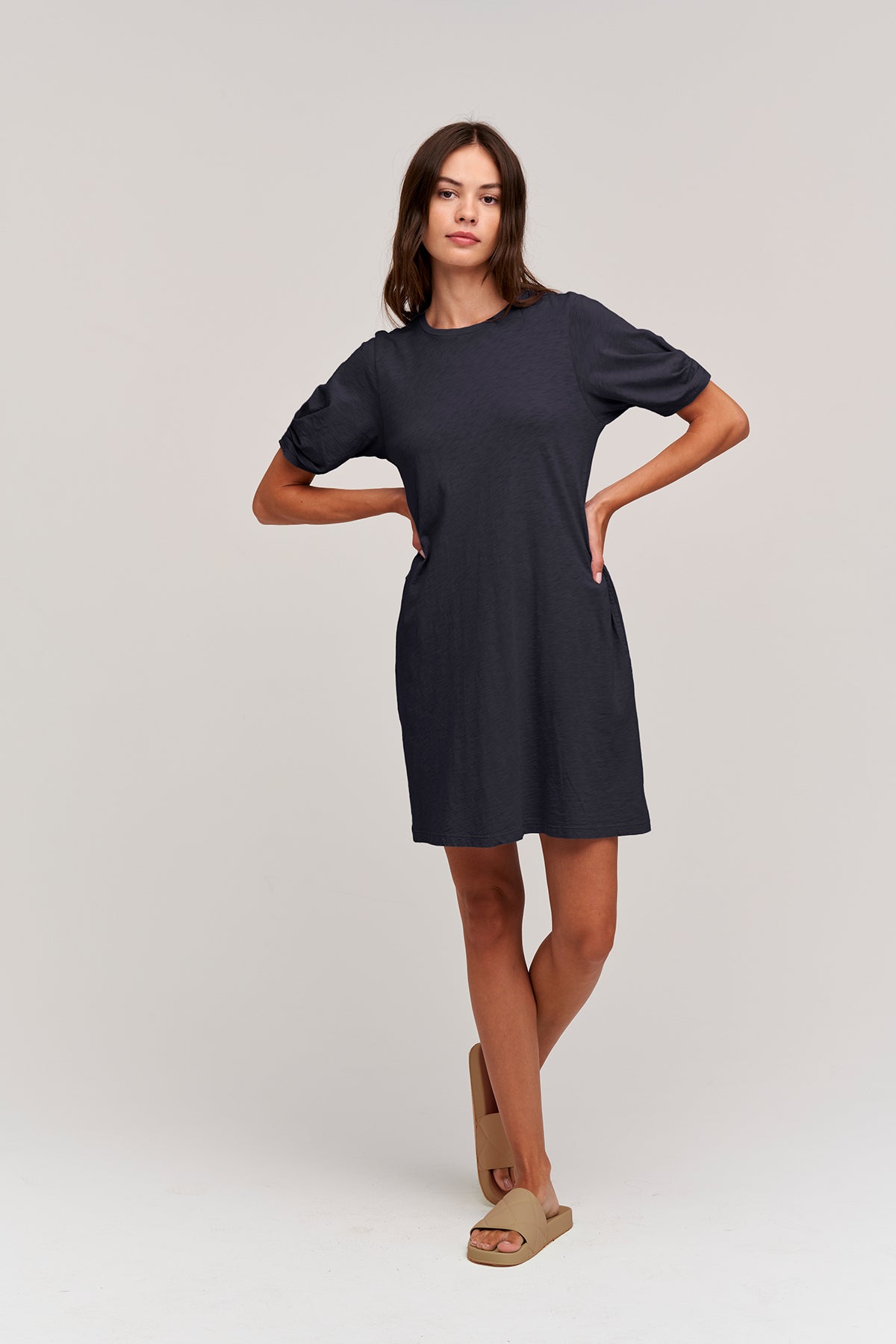 KESHA PUFF SLEEVE DRESS - Velvet Staging 2.0