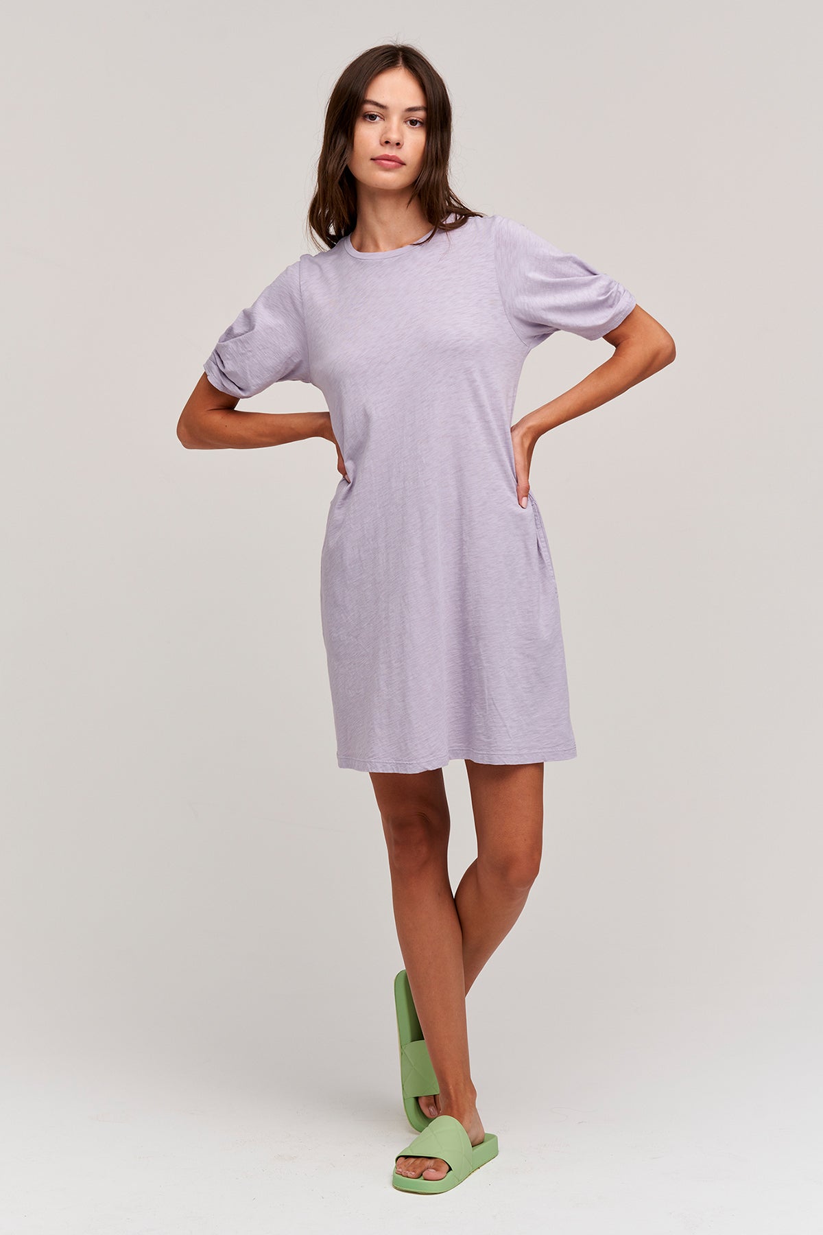 KESHA PUFF SLEEVE DRESS - Velvet Staging 2.0-26916208148676