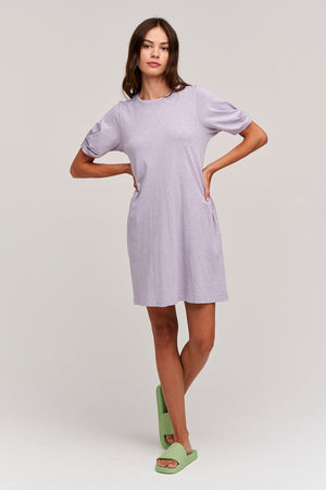 KESHA PUFF SLEEVE DRESS - Velvet Staging 2.0